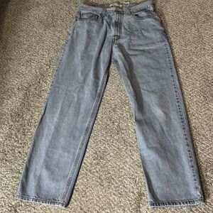 Levi's 550 Jeans Mens 34x32 Relaxed Fit Medium Wash Blue Denim 100% Cotton